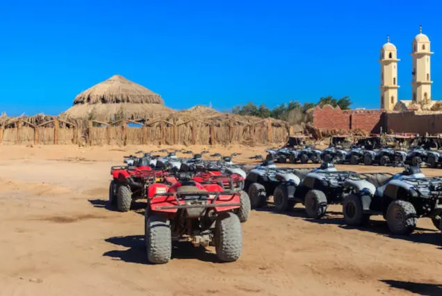 Сафари на квадроциклах хургада и катание на верблюдах (2)
